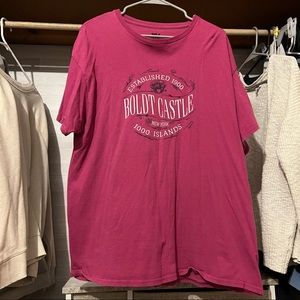 PINK BOLDT CASTLE TEE SIZE XL
